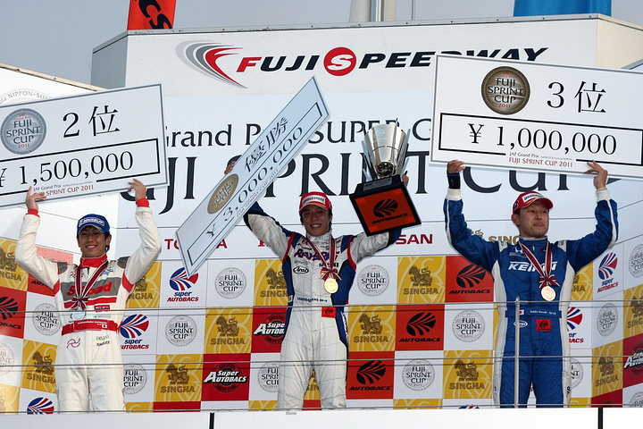 JAFGP GT5300クラス第2レース: 暫定表彰式