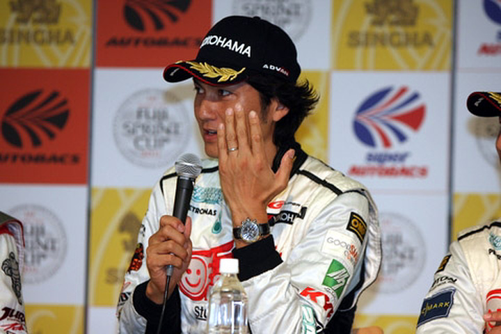 JAFGP GT300優勝チームドライバー: 谷口信輝（初音ミクグッドスマイルBMW）