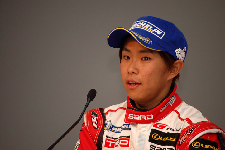 公式予選記者会見: GT500クラスポールポジションの井口卓人