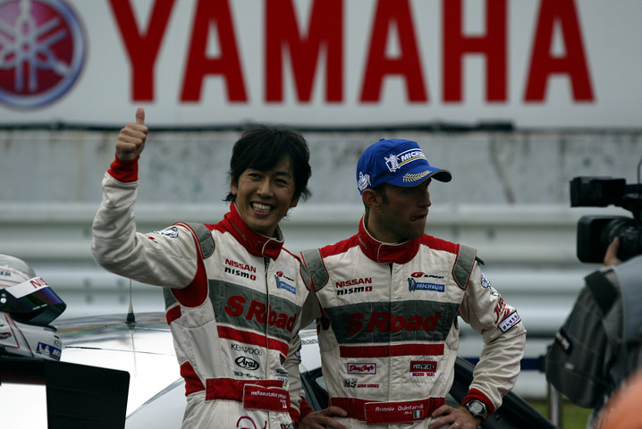 GT500クラス優勝コンビ、柳田真孝＆ロニー・クインタレッリ