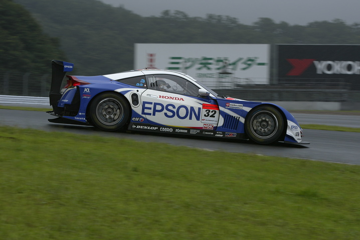 GT500クラスフリー走行トップタイムは、EPSON HSV-010（道上龍／中山友貴組）