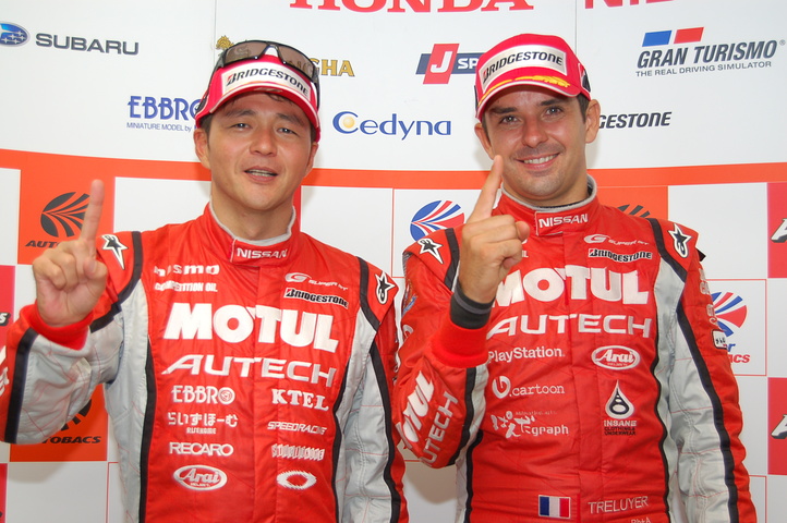 決勝記者会見: GT500クラスのウィナー