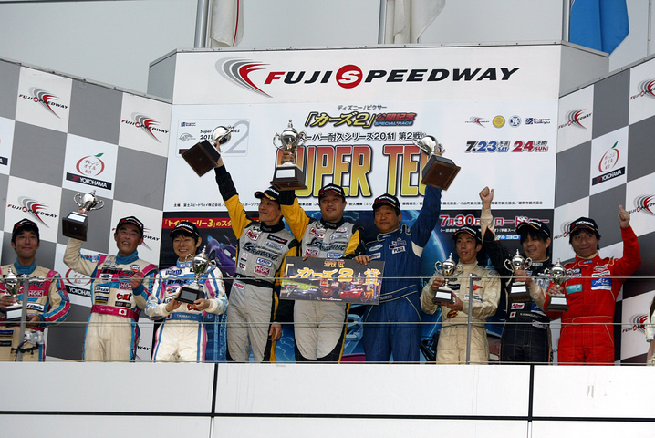 ST5クラスの暫定表彰式