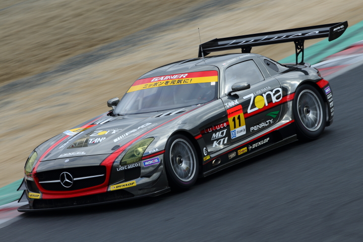 岡山スーパーGTテスト: 平中克幸（Mercedes-Benz SLS AMG GT3）