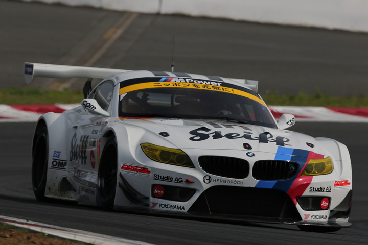 ノックアウト予選: GT300クラス予選6位のヨルグ・ミューラー／荒聖治組（Studie BMW Z4）