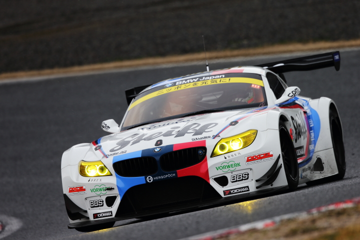 岡山ファン感謝デー公式テスト1回目: ヨルグ･ミューラー／荒聖治組（Studie BMW Z4）