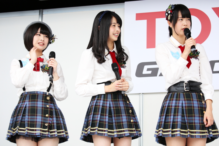 トヨタワクドキイベント: AKB48 Team8クルマサークルのミニライブ