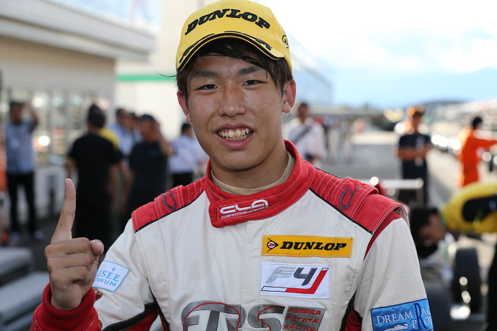 優勝した坪井翔（FTRSスカラシップF4）