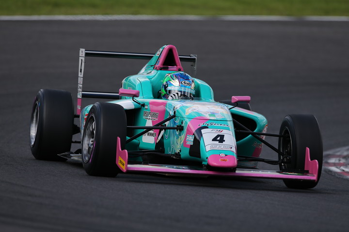 第9戦、第10戦とも予選2位の河野駿佑（グッドスマイル初音ミクF110）