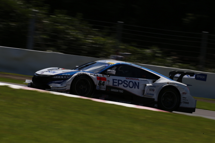 公式練習: 中嶋大祐／ベルトラン・バゲット組（GT500クラス・Epson NSX CONCEPT-GT）