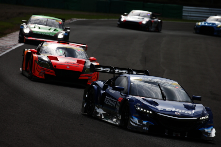 フリー走行: 塚越広大／武藤英紀組（GT500クラス・KEIHIN NSX CONCEPT-GT）