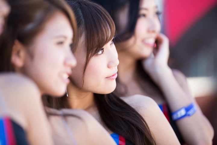 ピットウォーク: レースクイーン