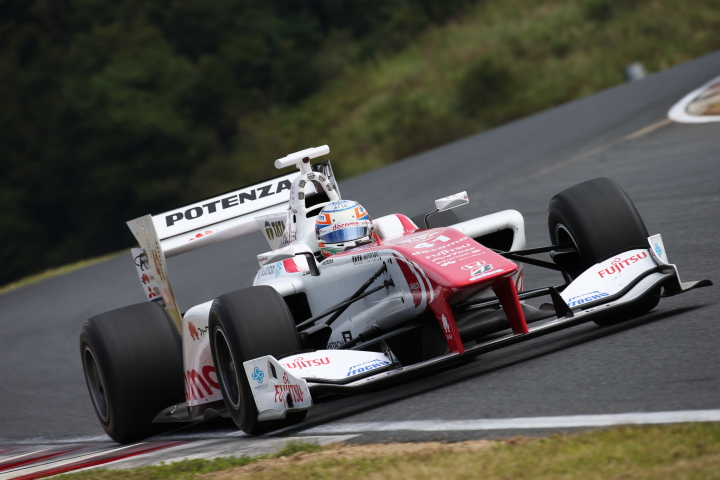 フリー走行1回目: ナレイン・カーティケヤン（DOCOMO DANDELION M41Y SF14）