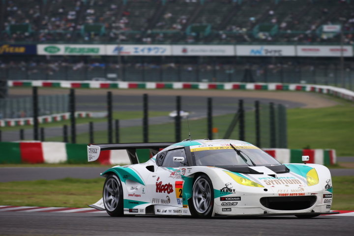 GT300クラスノックアウト予選Q1: 濱口弘（シンティアム・アップル・ロータス）