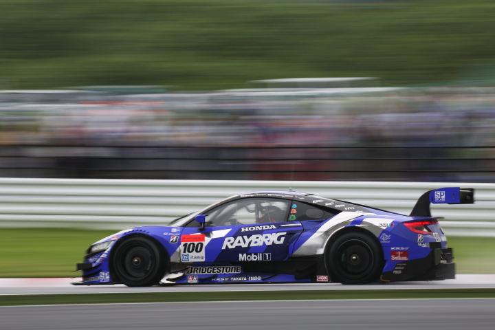 決勝レース: 山本尚貴／伊沢拓也組（GT500クラス・RAYBRIG NSX CONCEPT-GT）