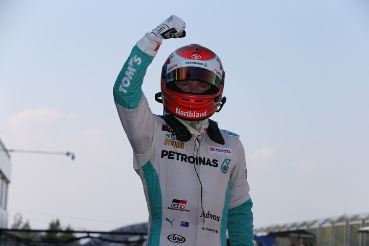 優勝したニック・キャシディ（PETRONAS TOM'S F314）