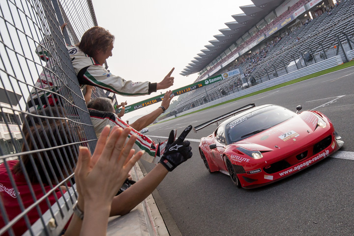 佐々木孝太が逃げ切りNAORYU／佐々木孝太組(フェラーリ458Italia GT3)がカテゴリーⅠで優勝