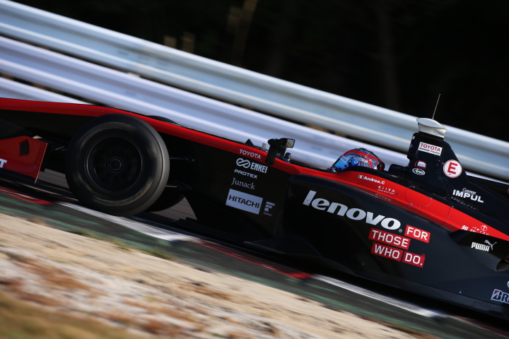 決勝レース: アンドレア・カルダレッリ（LENOVO TEAM IMPUL SF14）