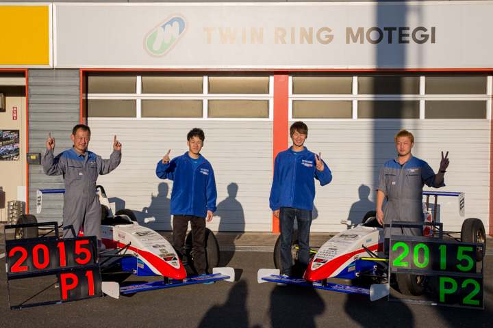 シリーズチャンピオンを獲得した川合孝汰とシリーズ2位の武村和希（Le Beausset Motorsports）