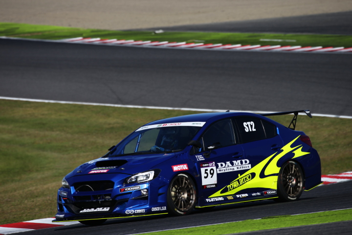 決勝レース: 大澤学／松田晃司／吉田寿博組（ST-2クラス・DAMD MOTUL ED WRX STI）