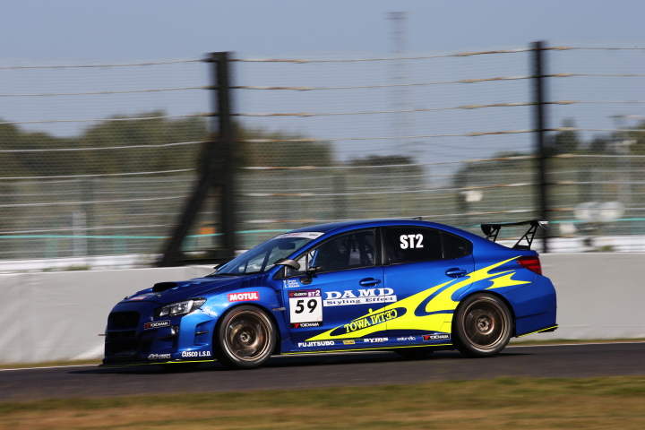 決勝レース: 大澤学／松田晃司／吉田寿博組（ST-2クラス・DAMD MOTUL ED WRX STI）