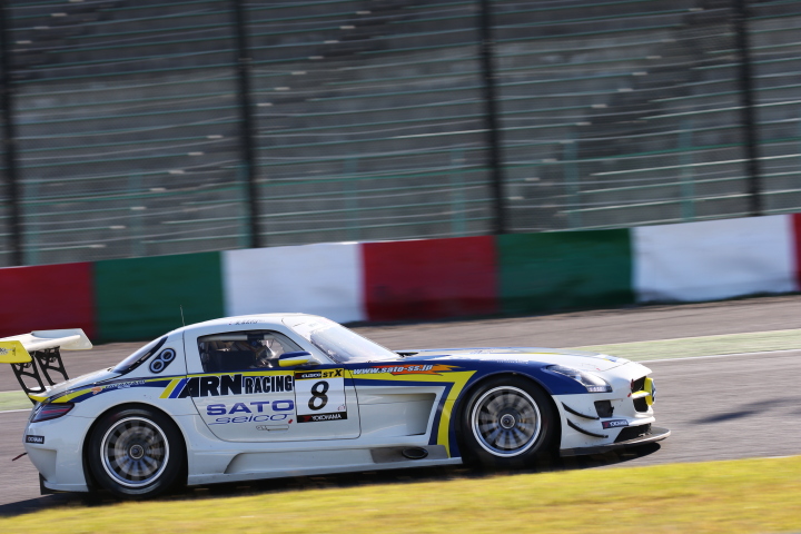 決勝レース: 永井宏明／佐々木孝太／佐藤敦組（ST-Xクラス・ARN AMG SLS GT3）