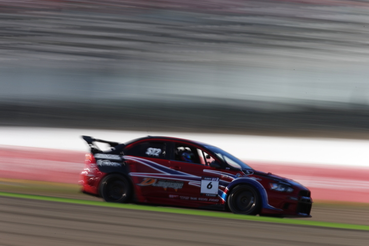 決勝レース: 冨桝朋広／菊地靖／大橋正澄組（ST-2クラス・新菱オートDIXCELエボⅩ）