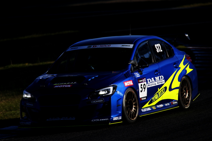 決勝レース: 大澤学／松田晃司／吉田寿博組（ST-2クラス・DAMD MOTUL ED WRX STI）