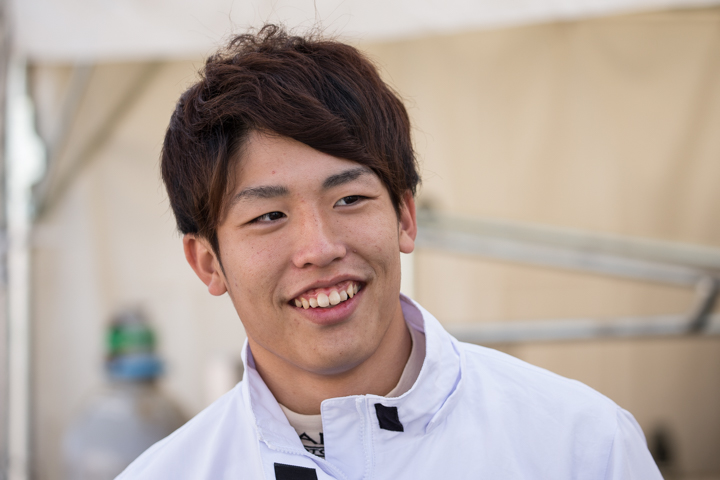 優勝した坪井翔（TOM'S SPIRIT）