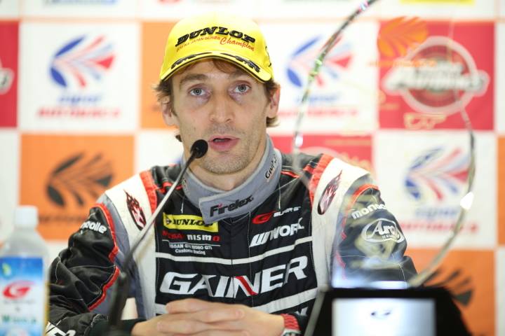 年間記者会見:  2015年GT300クラスドライバーズチャンピオンアンドレ・クート（GAINER）