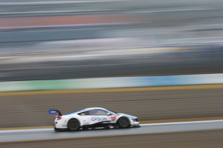 公式練習: 中嶋大祐／ベルトラン・バゲット組（GT500クラス・Epson NSX CONCEPT-GT）