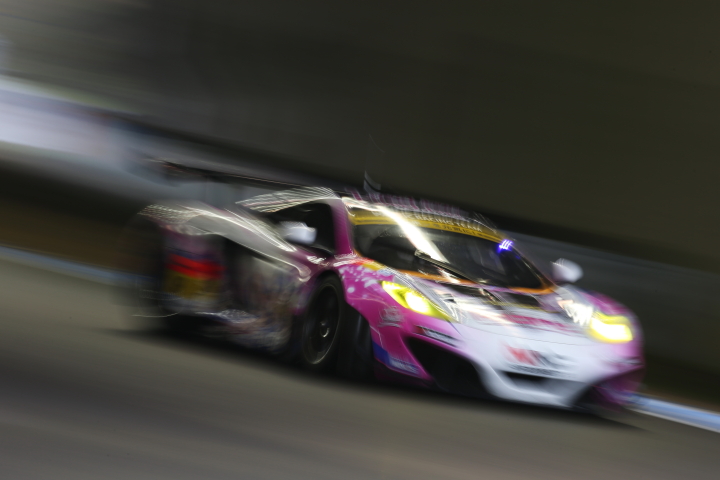 公式練習: 白坂卓也／阪口良平組（GT300クラス・PACIFICマクラーレンwith μ's）