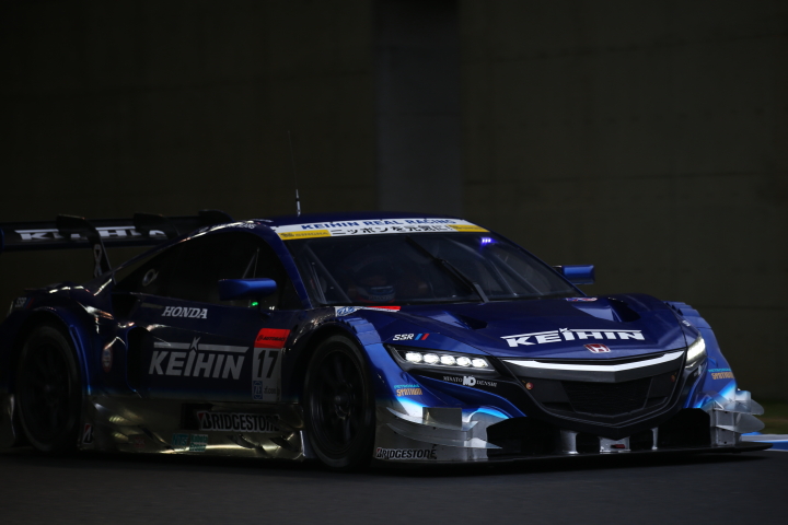 公式練習: 塚越広大／武藤英紀組（GT500クラス・KEIHIN NSX CONCEPT-GT）
