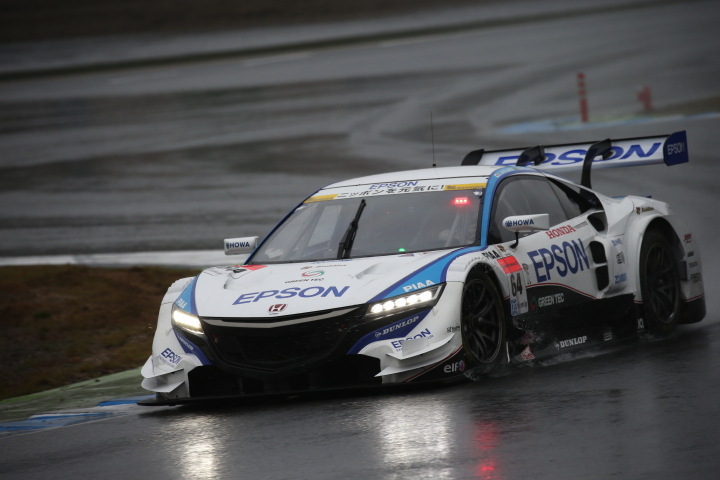 GT500クラスノックアウト予選Q2: 中嶋大祐（Epson NSX CONCEPT-GT）