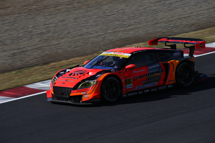 公式練習: 高木真一／小林崇志組（GT300クラス・ARTA CR-Z GT）