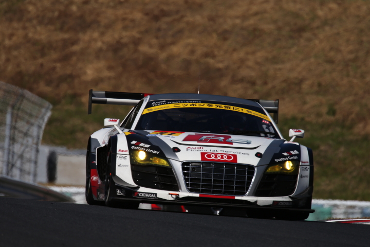 公式練習: リチャード・ライアン／藤井誠暢組（GT300クラス・Audi R8 LMS ultra）