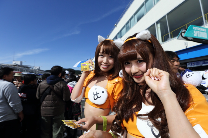 ピットウォーク: レースクイーン