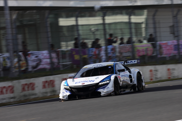 GT500クラスノックアウト予選Q1: ベルトラン・バゲット（Epson NSX CONCEPT-GT）