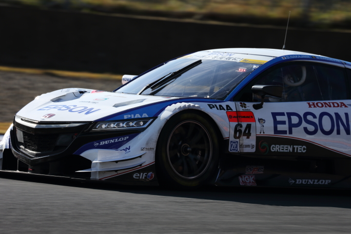 GT500クラスノックアウト予選Q2: 中嶋大祐（Epson NSX CONCEPT-GT）