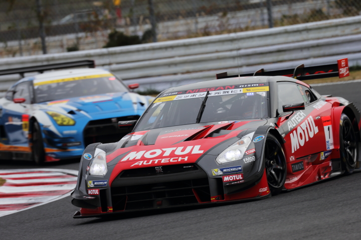 フリー走行: 松田次生／ロニー・クインタレッリ組（GT500クラス・MOTUL AUTECH GT-R）