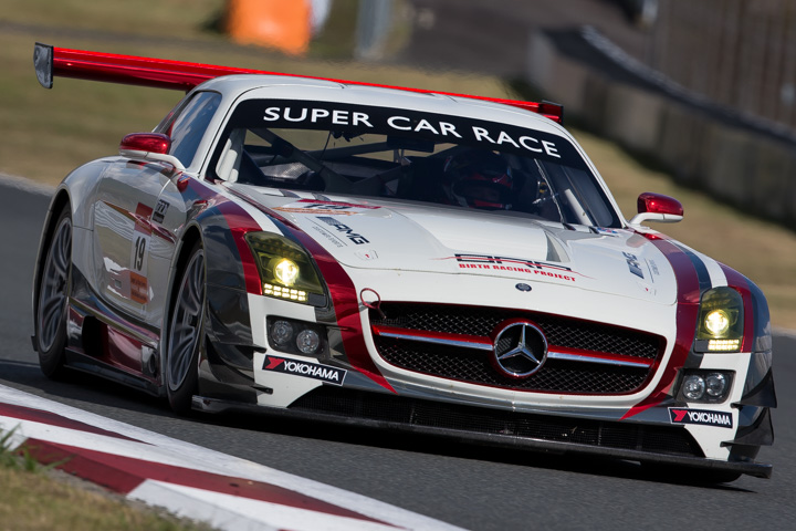 第9戦決勝: 奥村浩一／山脇大輔（BRP★SHIFT SLS AMG GT3／Mercedes Benz SLS AMG GT3）