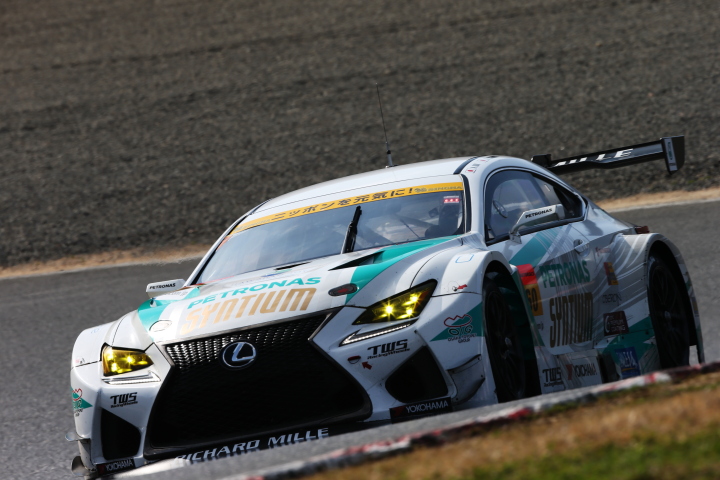 公式テスト岡山: 飯田章／吉本大樹組（GT300クラス・SYNTIUM LMcorsa RC F GT3）