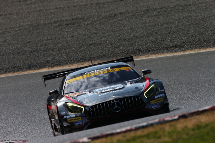 公式テスト岡山: 平中克幸／ビヨン・ビルドハイム組（GT300クラス・GAINER TANAX AMG GT3）
