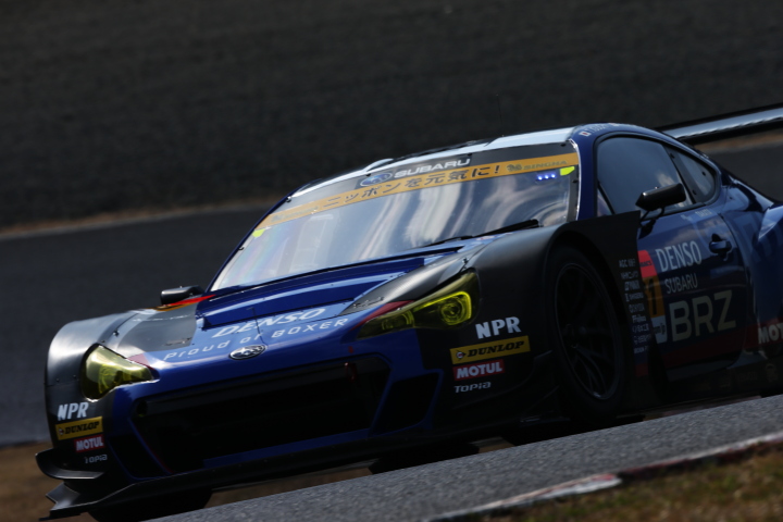 公式テスト岡山: 井口卓人／山内英輝組（GT300クラス・SUBARU BRZ R&D SPORT）