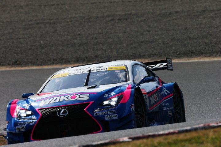 公式テスト岡山: 大嶋和也／アンドレア・カルダレッリ組（GT500クラス・WAKO'S 4CR RC F）