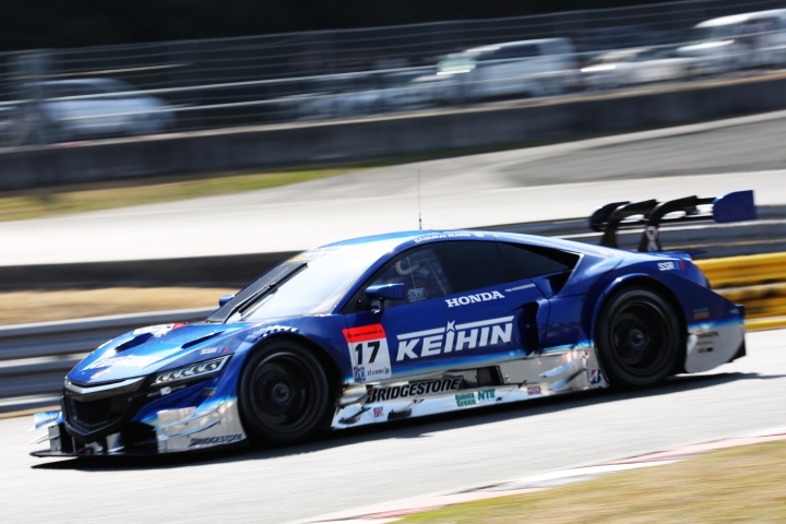 公式テスト岡山: 塚越広大／小暮卓史組（GT500クラス・KEIHIN NSX CONCEPT-GT）