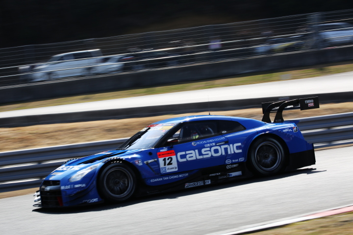 公式テスト岡山: 安田裕信／ジョアオ・パオロ・デ・オリベイラ組（GT500クラス・カルソニックIMPUL GT-R）