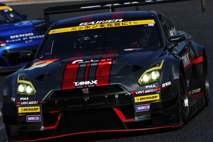 公式テスト岡山: アンドレ・クート／富田竜一郎組（GT300クラス・GAINER TANAX GT-R）