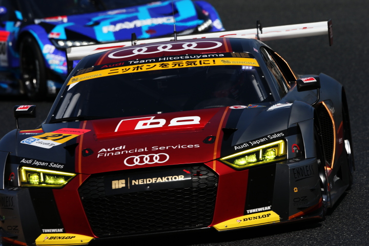 公式テスト岡山: リチャード・ライアン／藤井誠暢組（GT300クラス・Hitotsuyama Audi R8 LMS）