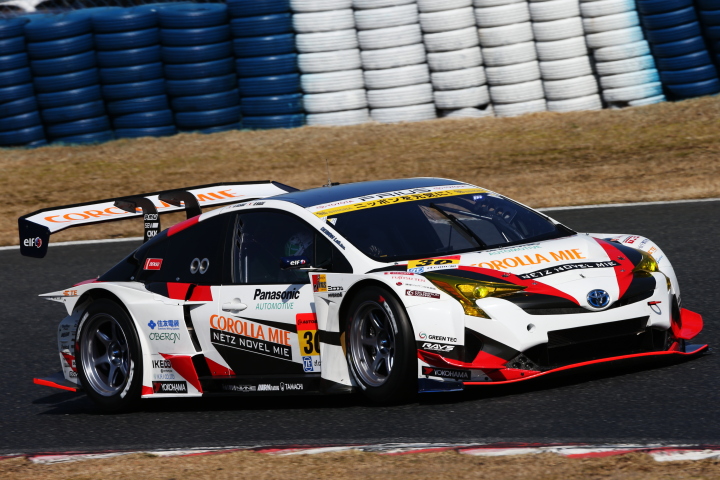 公式テスト岡山: 永井宏明／佐々木孝太組（GT300クラス・TOYOTA PRIUS apr GT）